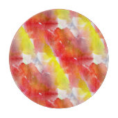 Waterverf ontwerpstructuur achtergrond snijplank (Voorkant)