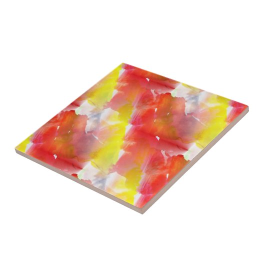 Waterverf ontwerpstructuur achtergrond tegeltje (Zijkant)