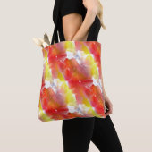 Waterverf ontwerpstructuur achtergrond tote bag (Dichtbij)