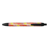 Waterverf ontwerpstructuur achtergrond zwarte inkt pen (Achterkant)