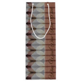 Waterverf Ontworpen Wijn Gift Bag Wijn Cadeautas (Achterkant)