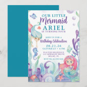 Waterverf Onze uitnodiging voor een kleine zeemeer (Voorkant / Achterkant)