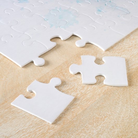 waterverf oog verf  wit legpuzzel (Zijkant)