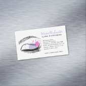 Waterverf oog wimpers Wimper extensie pictogram Magnetisch Visitekaartje (Voorbeeld)