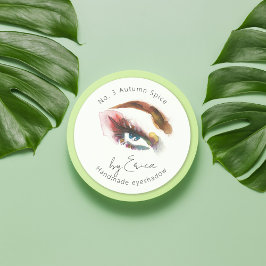 Waterverf oogschilderij make-up oogschaduw verpakk ronde sticker