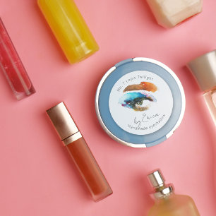 Waterverf oogschilderij make-up oogschaduw verpakk ronde sticker