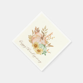 Waterverf oogst  Thanksgiving Servet