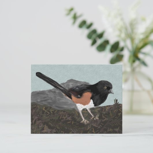 Waterverf Oost-Towee Briefkaart (Staand voorkant)