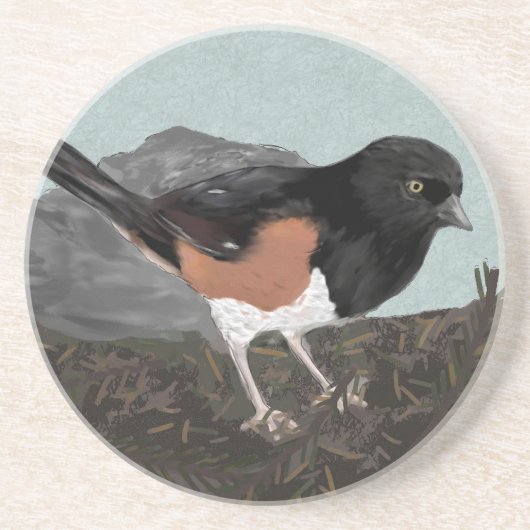 Waterverf Oost-Towee Onderzetter (Voorkant)