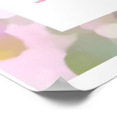 Waterverf Oostelijke Bluebird Blue Bird Art Poster (Hoek)