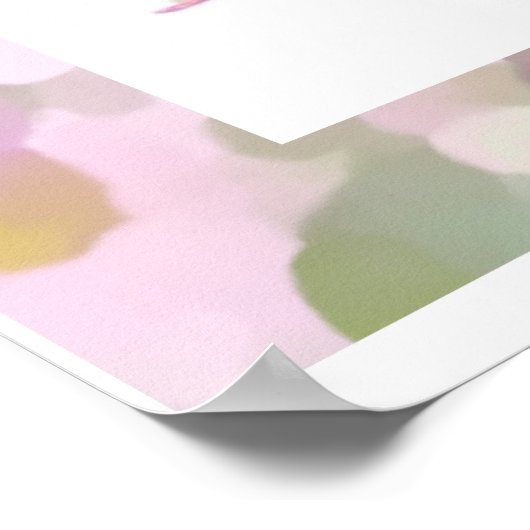 Waterverf Oostelijke Bluebird Blue Bird Art Poster (Hoek)