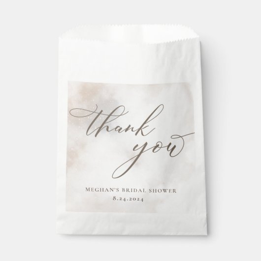 Waterverf op Cloud 9 Vrijgezellenfeest Bedankzakje (Voorkant)