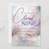 Waterverf op Cloud 9 Vrijgezellenfeest Kaart (Voorkant)