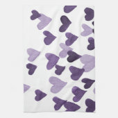 Waterverf op dag van de valentijn Harten - ultravi Theedoek (Verticaal)