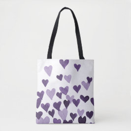 Waterverf op dag van de valentijn Harten - ultravi Tote Bag