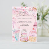 Waterverf op de feestdag kaart (Staand voorkant)