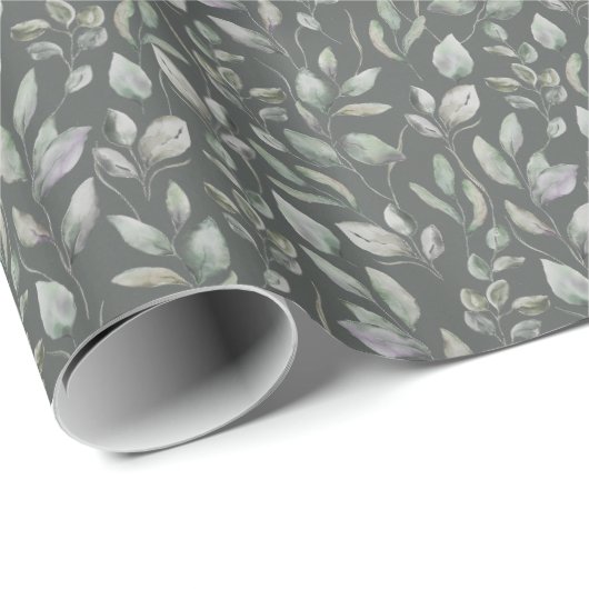 Waterverf op de groene achtergrond cadeaupapier (Rol Hoek)