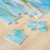 Waterverf - op de kust - zomer - legpuzzel (Zijkant)