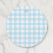 Waterverf op het Baby shower van landbouwhuisdiere Bedankjes Labels (Achterkant)