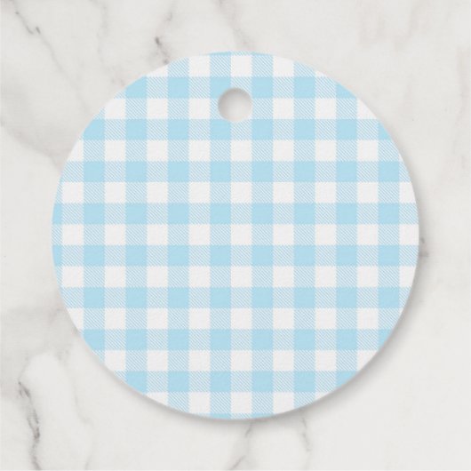 Waterverf op het Baby shower van landbouwhuisdiere Bedankjes Labels (Achterkant)
