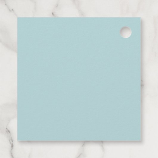 Waterverf op het strand bruiloft bedankjes labels (Achterkant)