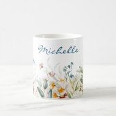Waterverf op maat Floral 11 oz. Classic Koffiemok (Center)