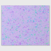 Waterverf op Paars pakpapier (Vlak)