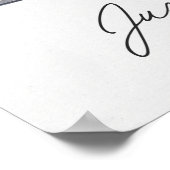 Waterverf Open Boek met Bloemen Floral Aesthetic Poster (Hoek)