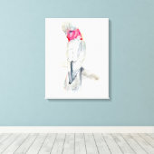 Waterverf Opera Cockato Canvas Afdruk (Insitu (Houten vloer))