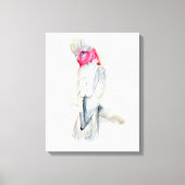 Waterverf Opera Cockato Canvas Afdruk (Voorkant)