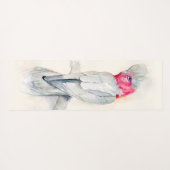 Waterverf Opera Cockato Yogamat (Achterkant (horizontaal))