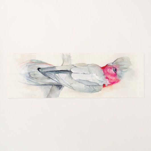 Waterverf Opera Cockato Yogamat (Achterkant (horizontaal))