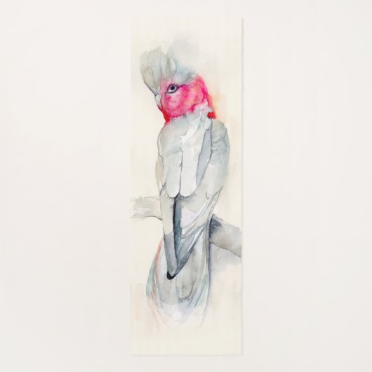 Waterverf Opera Cockato Yogamat (Achterkant)