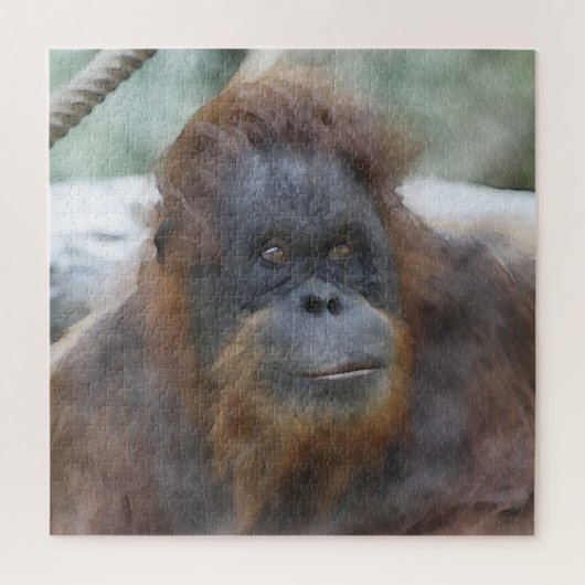 Waterverf Orang Legpuzzel (Verticaal)