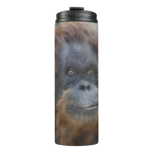Waterverf Orang Thermosbeker (Voorkant)