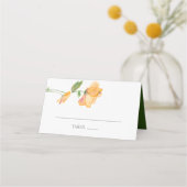 Waterverf Oranje blaaskleppen Plaatskaartje (Voorkant)