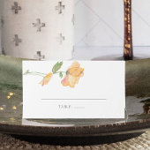 Waterverf Oranje blaaskleppen Plaatskaartje