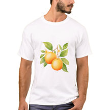 Waterverf Oranje Bloem
