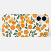  Waterverf Oranje Citrus Botanische Patroon Case-Mate iPhone Case (Achterkant (horizontaal))