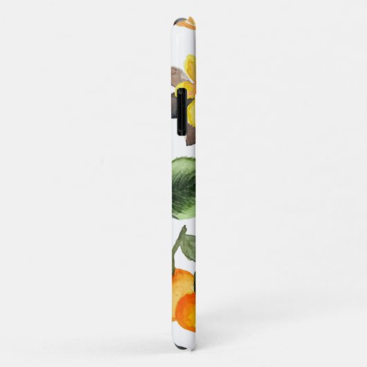 Waterverf Oranje Citrus Botanische Patroon Case-Mate iPhone Case (Achterkant/rechts)