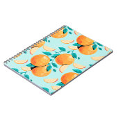 Waterverf Oranje Citrus Notitieboek (Linkerzijde)