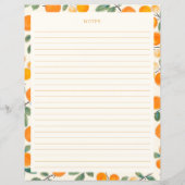 Waterverf Oranje Citrus Vrijgezellenfeest Recipe P (Achterkant)