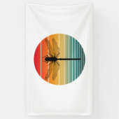 Waterverf Oranje Dragonfly Yellow Dragon Fly Spandoek (Verticaal)