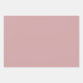 Waterverf oranje en bruine bloemen. inpakpapier vel (Voorkant 3)