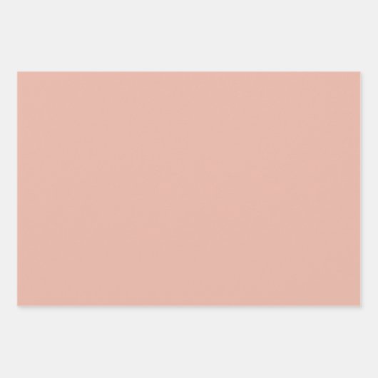 Waterverf oranje en bruine bloemen. inpakpapier vel (Voorkant 2)