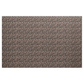 Waterverf Oranje Koi Black Fish Pattern Stof (Fat Quarter)