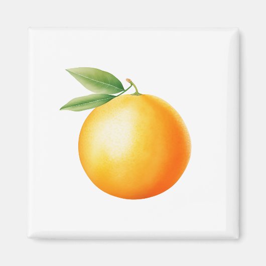 Waterverf Oranje Magneet (Voorkant)