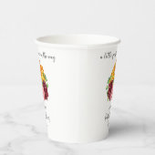 Waterverf oranje pompoen baby shower papieren bekers (Rechts)