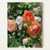 Waterverf Oranje Rozen Planner (Achterkant)