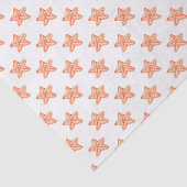 waterverf oranje strandontwerp tissuepapier (Detail)